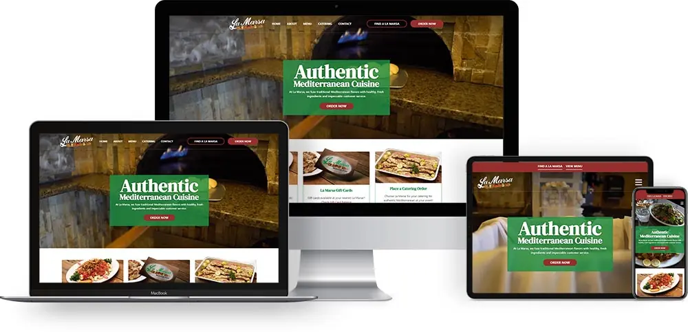 La Marsa Mediterranean Cuisine Website Design