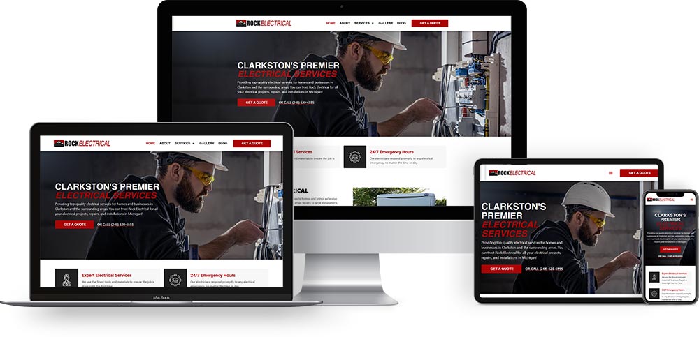 Rock Electrical Responsive Website Design