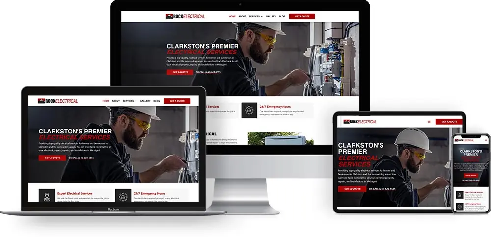 Rock Electrical Responsive Website Design