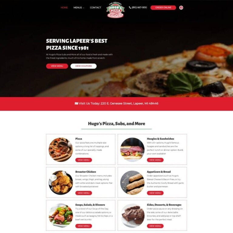 Hugo's Pizza, Subs, and More