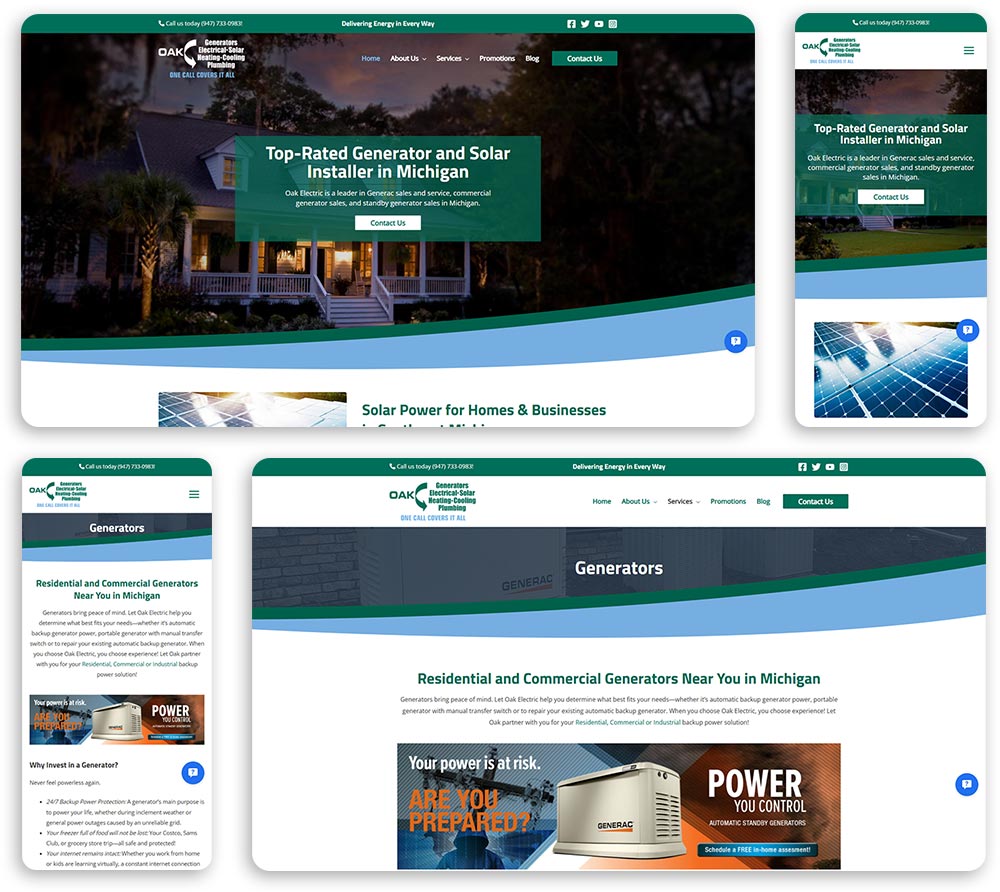 Contractor Marketing Website