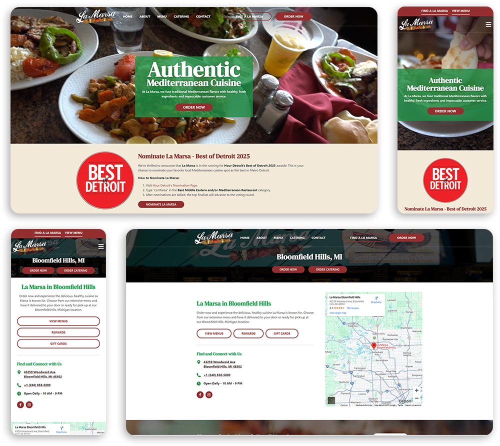 Restaurant Website Marketing