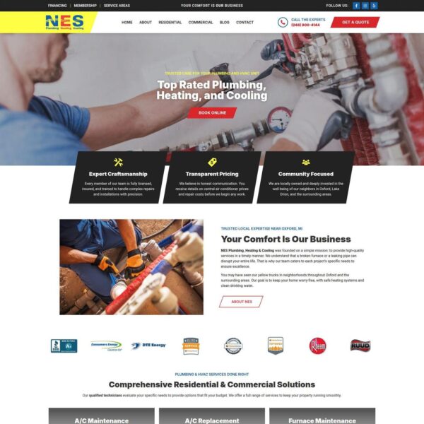 NES Plumbing, Heating, and Cooling