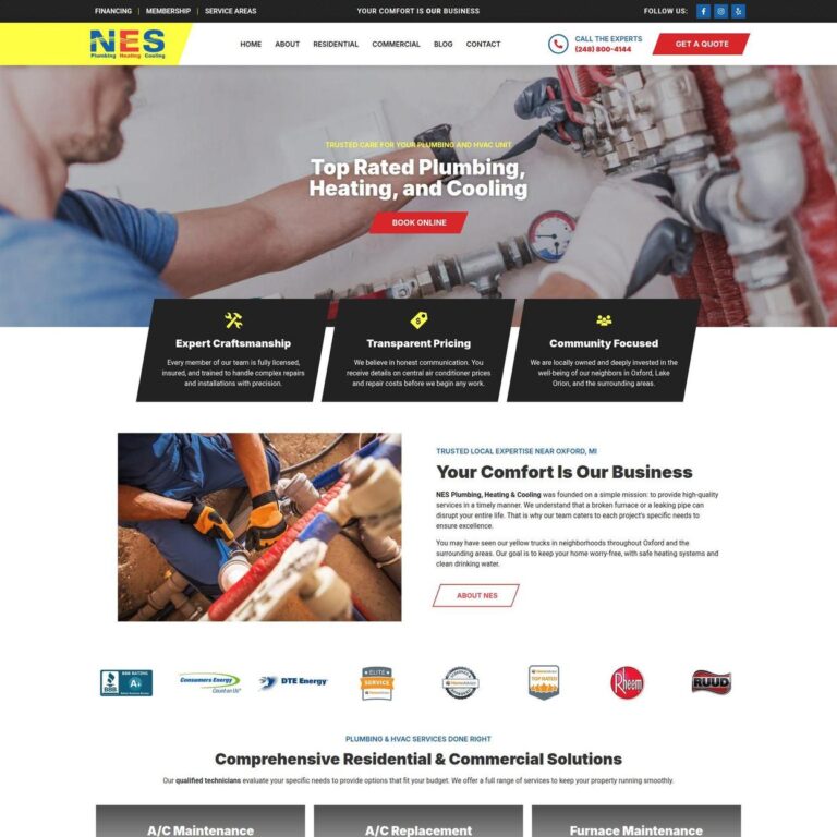 NES Plumbing, Heating, and Cooling