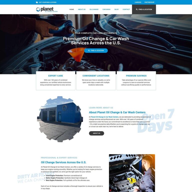 Planet Oil Change & Car Wash Centers