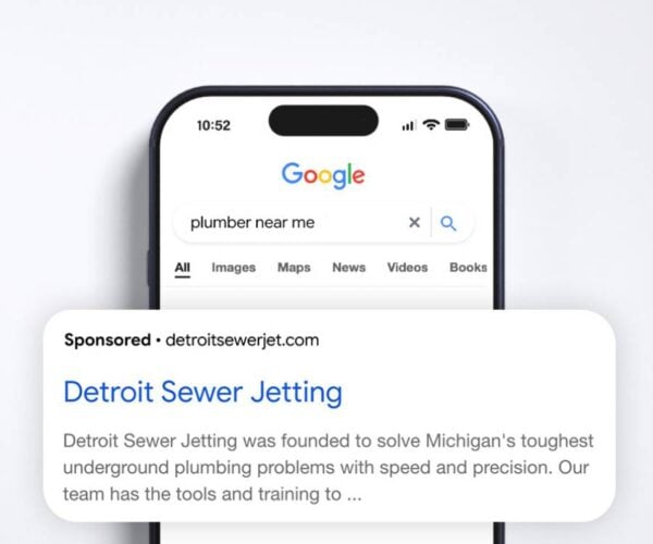 Detroit Sewer Jetting - Google Ads