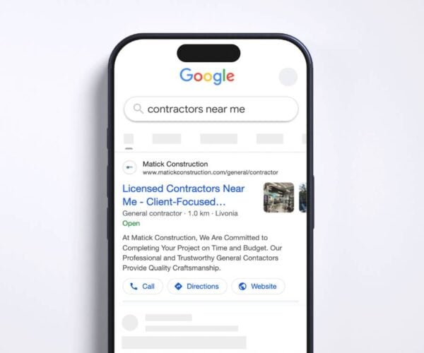 Matick Construction - SEO