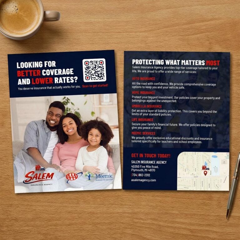 Salem Insurance Flyer Mockup