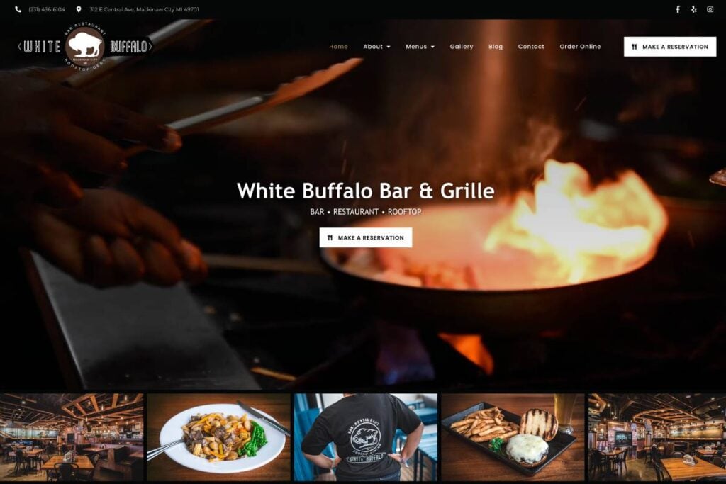 White Buffalo Website Screenshot